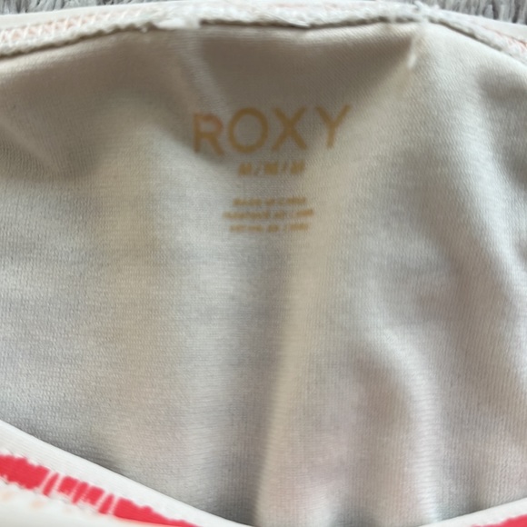 Roxy bikini, blue and multi color stripes, adjustable straps, cheeky, M - Picture 3 of 7